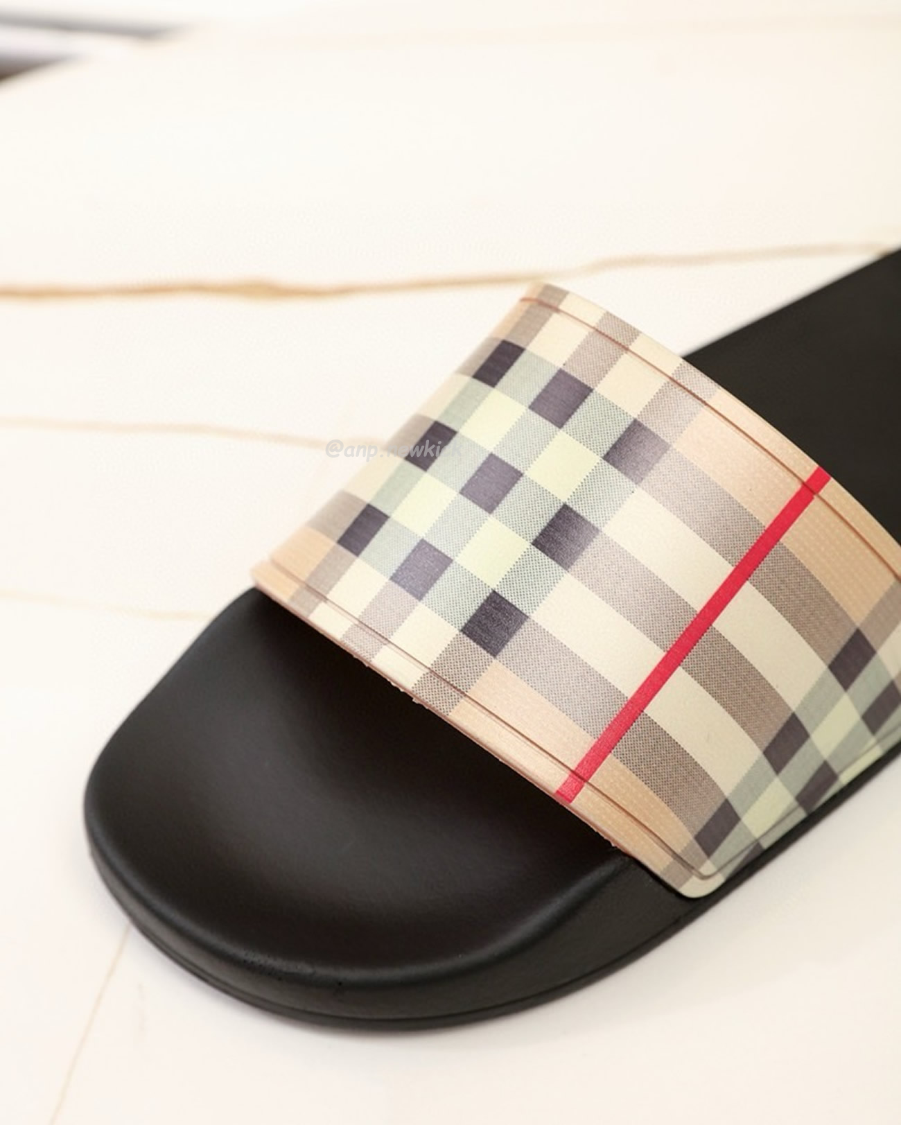 Burberry Vintage Check Slides Beige (8) - newkick.cc